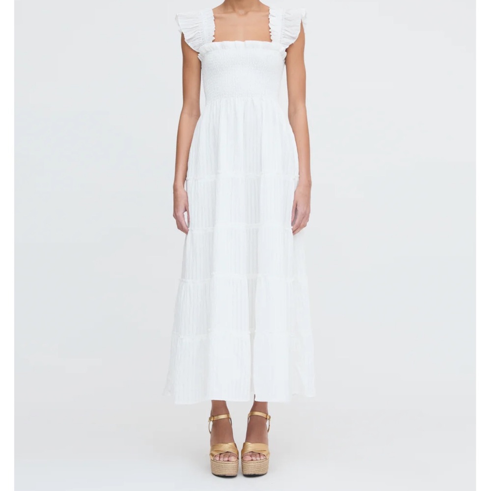 Hill House White Ellie Maxi Nap Dress